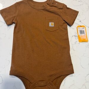 Carhartt Tan Infant Onesie